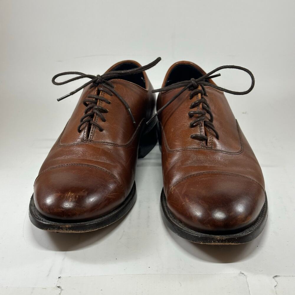 Thursday Boots Executive Cap Toe Oxford Shoes Men’s 7 Brown Leather - Picture 2 of 8